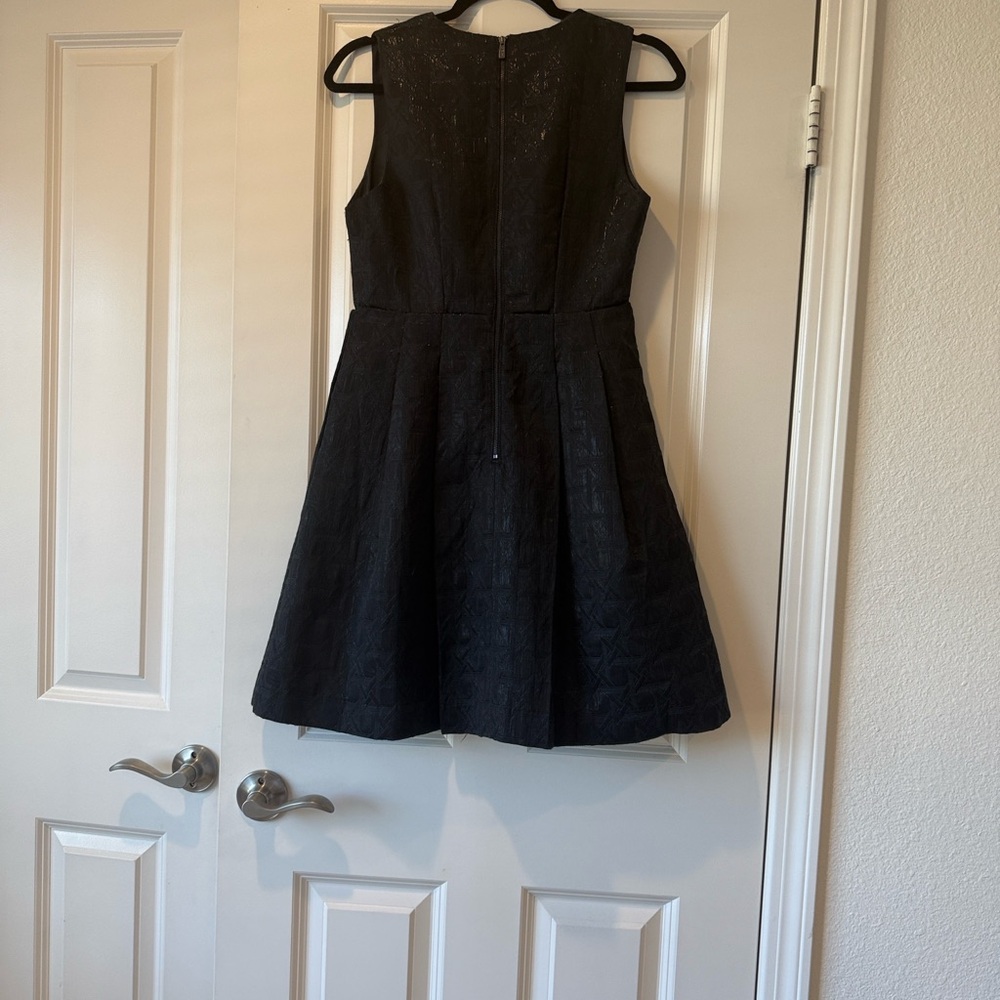 Kirna Zabete Black Textured Mini Dress - Picture 7 of 11